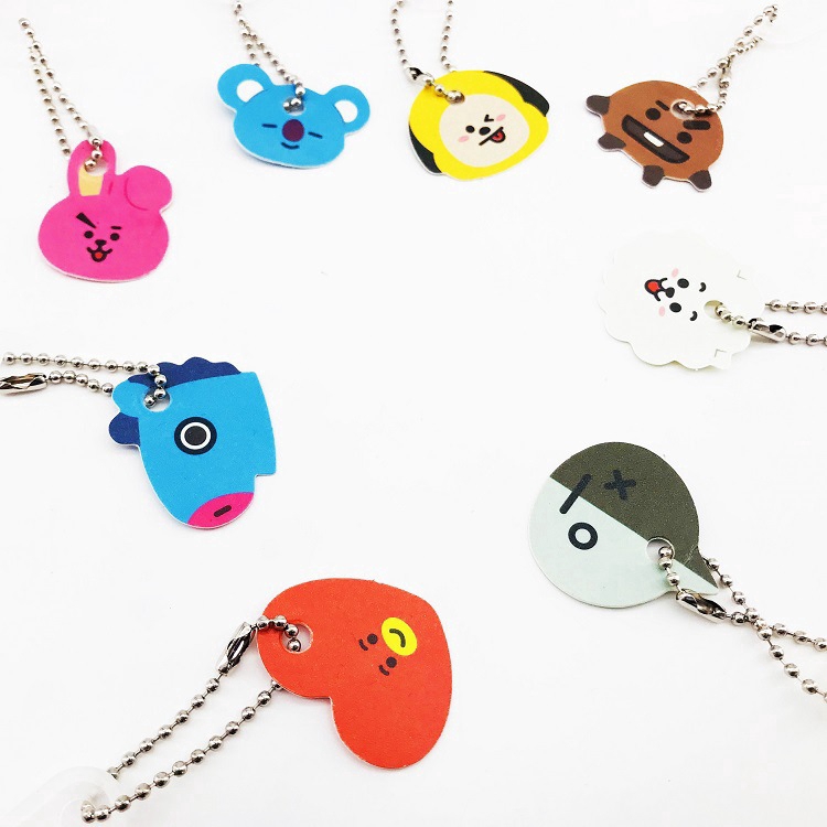 Quạt cầm tay KPOP BTS BT21 TATA COOKY KOYA