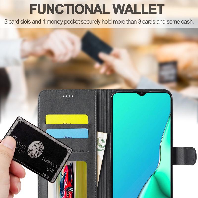 Bao da điện thoại nắp lật cho Oppo A92 A72 A52 A9 2020 A55 5G/A53s 5G A72 5G/A73 5G/A53 5G A74 5G/A93 5G/A54 5G OPPO F19/A74 4G F19 PRO/A94 5G