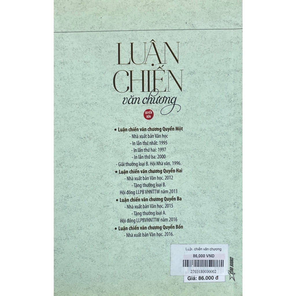Luận chiến văn chương - Quyển 4 (HT)