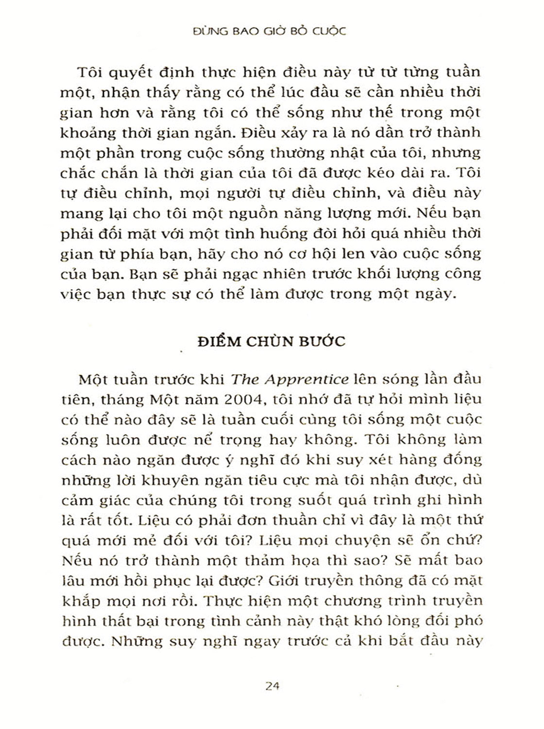 Đừng Bao Giờ Bỏ Cuộc (Donald Trump) - TRẺ