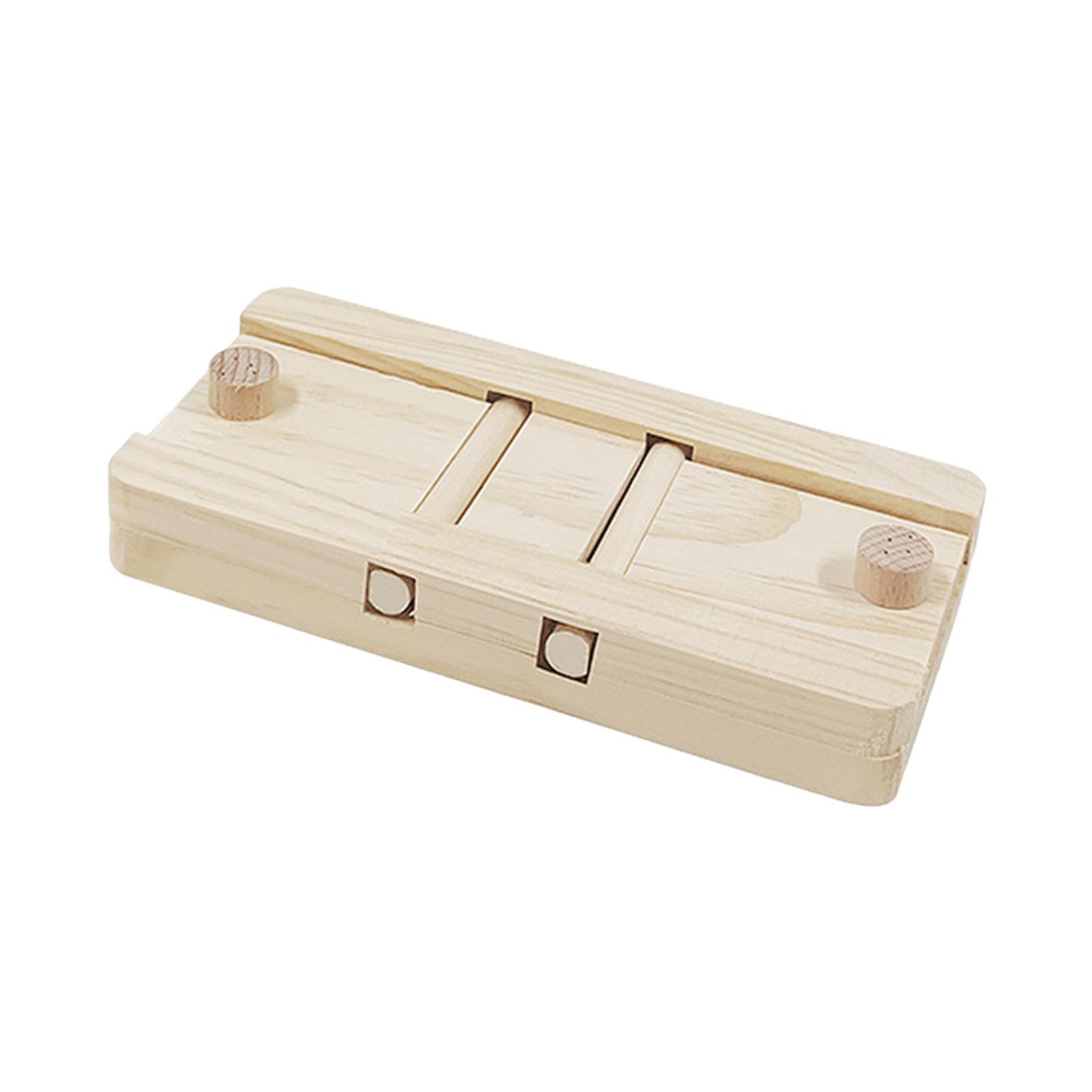 Wooden Enrichment Foraging Toy Chew Toys Interactive for Gerbil Rabbit