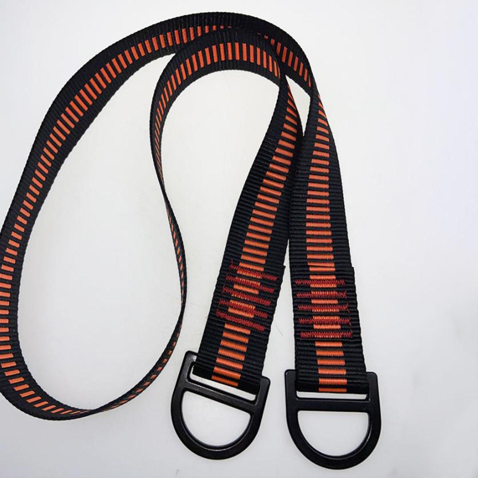 23kN Climbing Harness Belt Belt Sling Protective Safety Lanyard for Caving