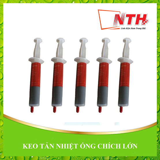 Keo tản nhiệt ống chích lớn xám xịn