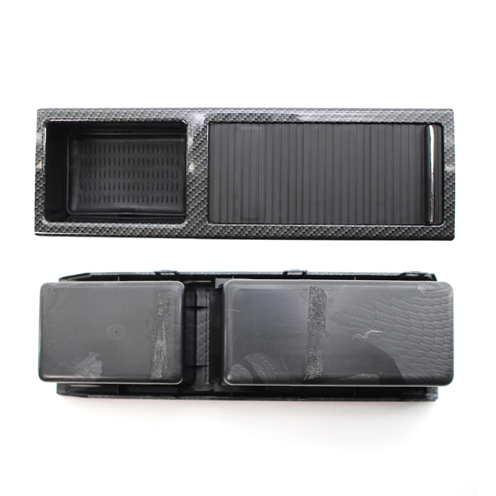 Car Carbon Fiber Cup Holder Box for BMW E46 3 Series 1998-2005 51168217953