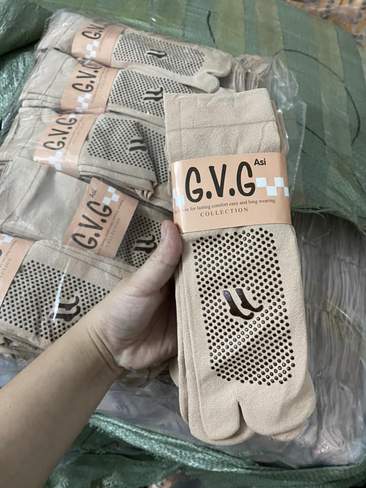 Set 5 đôi vớ da nữ xỏ ngón loại dày có gai chống trượt loại dài