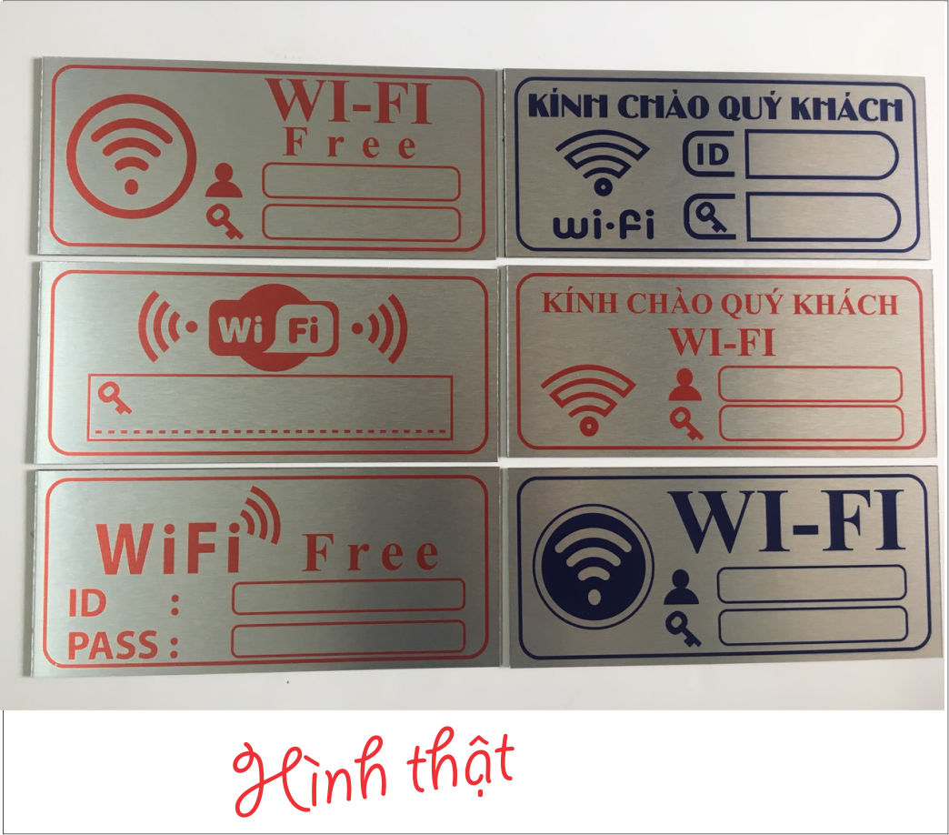 Biển WIFI cho khách sạn, BẢNG wifi quán ăn, wifi nhà hàng, cà phê, cực đẹp