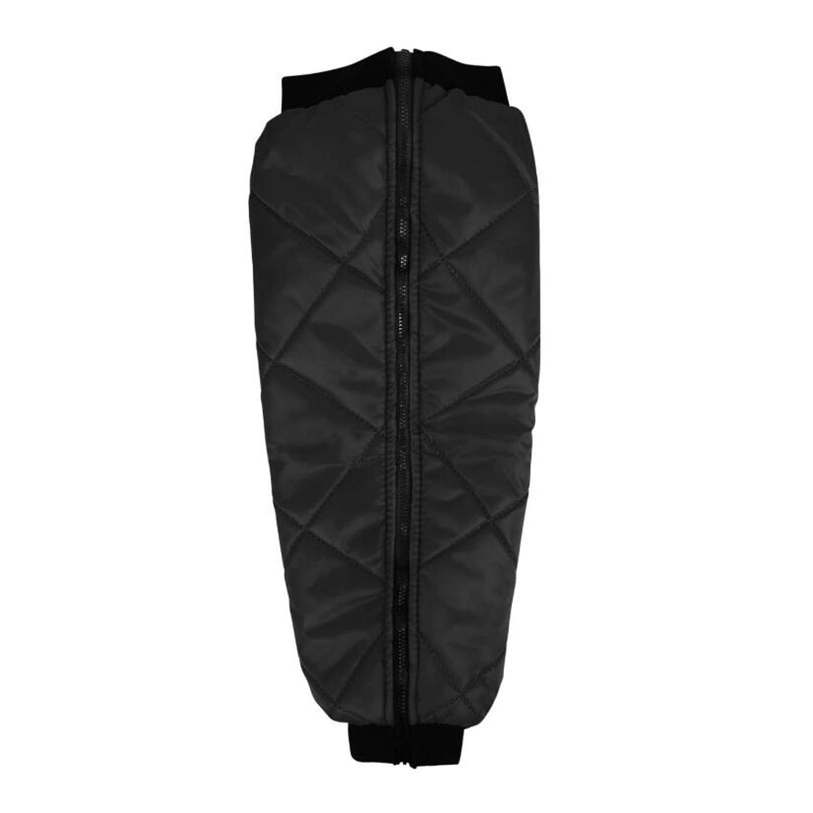 Warm Knee Pads, Knee , Unisex Windproof Zipper Leg Sleeves for Outdoor Ski Riding Snowboarding Cycling