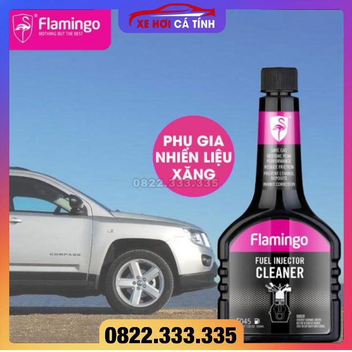 Chính Hãng - Phụ Gia Nhiên Liệu Xăng Flamingo F053 354ml làm sạch khoang máy động cơ