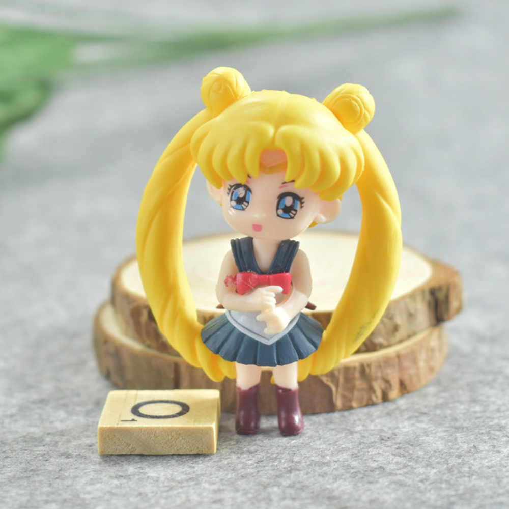 Bộ 4 Mô hình nhân vật Sailor Moon - Thủy Thủ Mặt Trăng