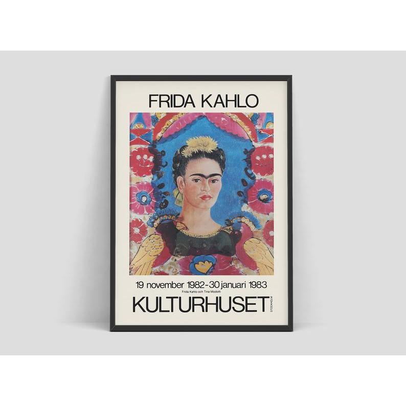 Tranh treo tường | Frida Kahlo - Áp phích triển lãm cho Kulturhuset, Stockholm, 1988