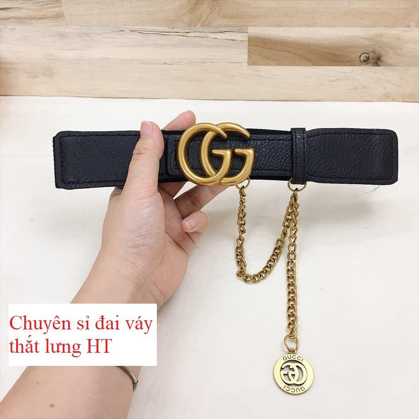 Đai váy KÈM CHAIN xích G đồng 4cm