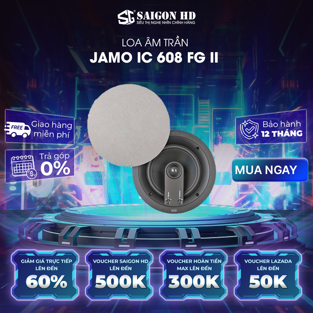 Loa gắn trần JAMO IC 608 FG II - Hàng chính hãng, giá tốt