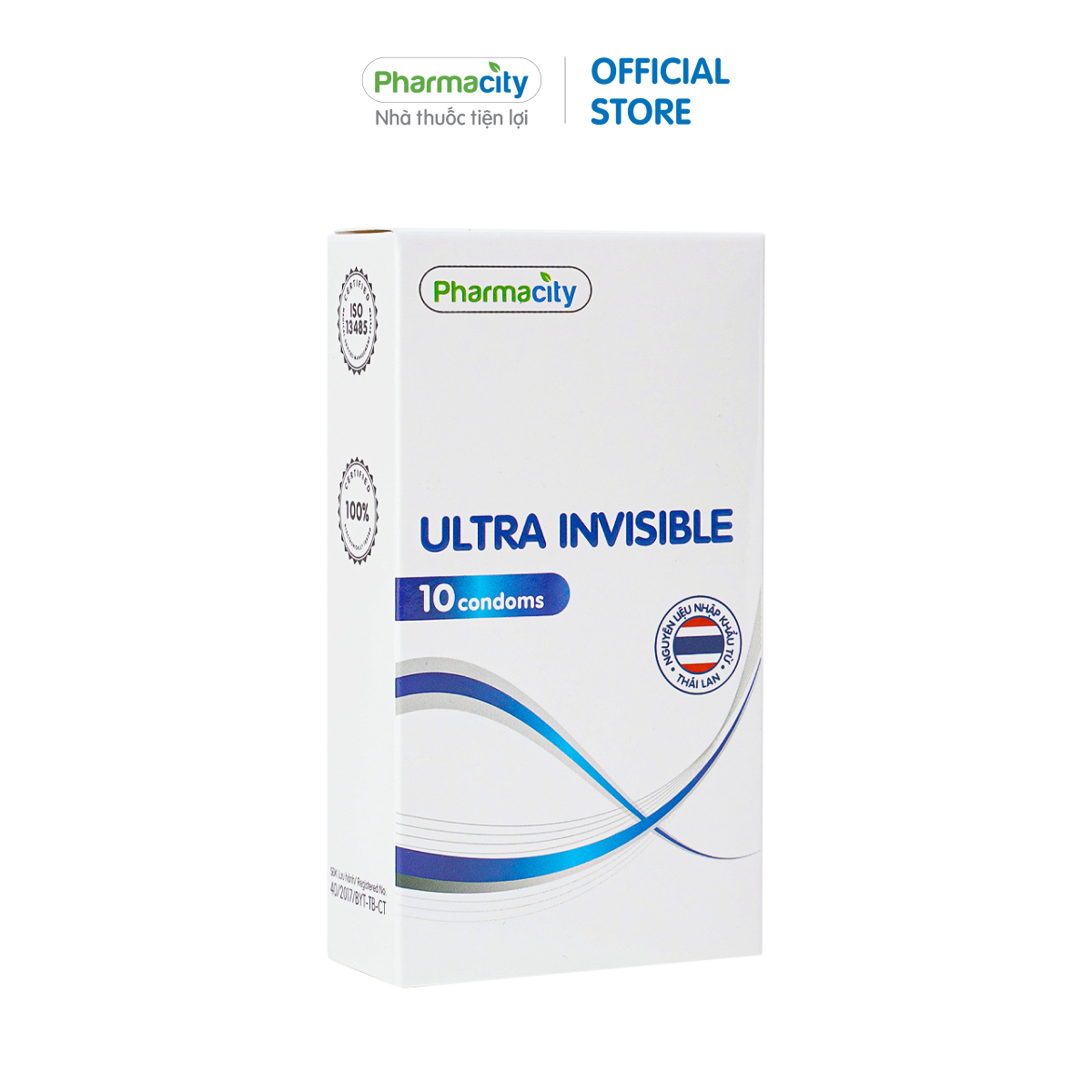 Bao cao su siêu mỏng Pharmacity Ultra Invisible