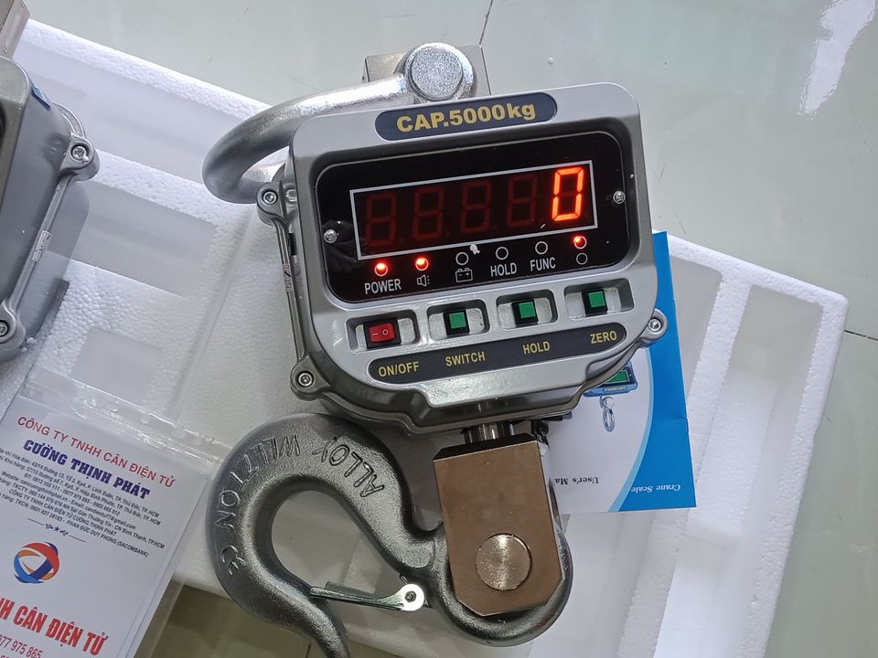 CÂN TREO ĐIỆN TỬ OCS BẠC - 3TẤN
