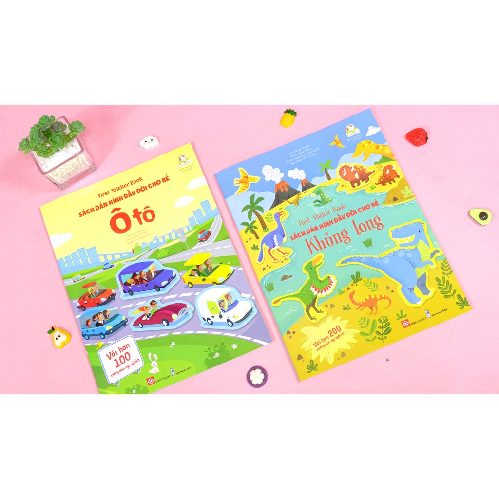 Sách - First Sticker Book - Sách dán hình đầu đời cho bé (Nhiều chủ đề) - Đinh Tị Books