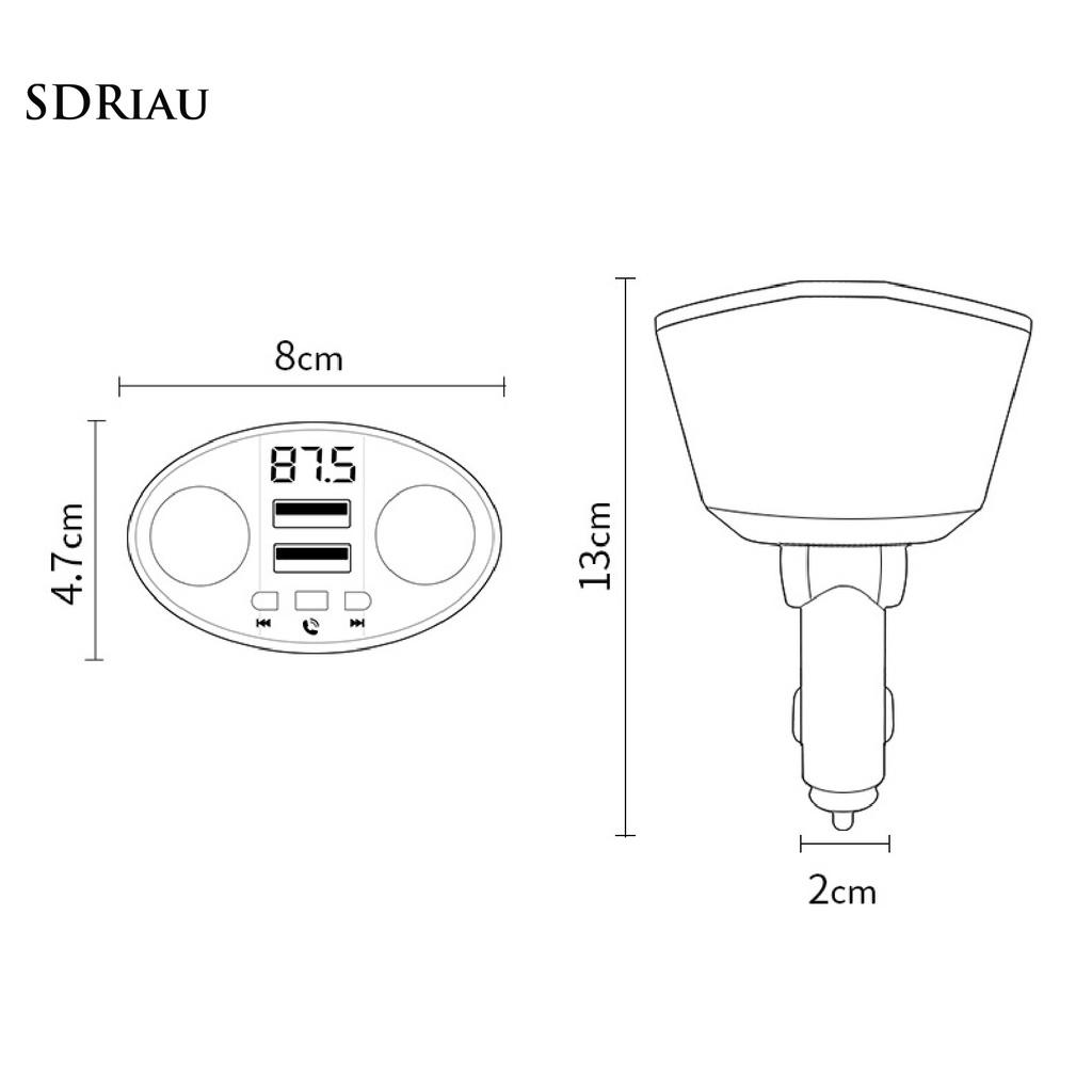 Bộ Sạc Điện Thoại Usb Kép 160 Độ Cho Xe Hơi