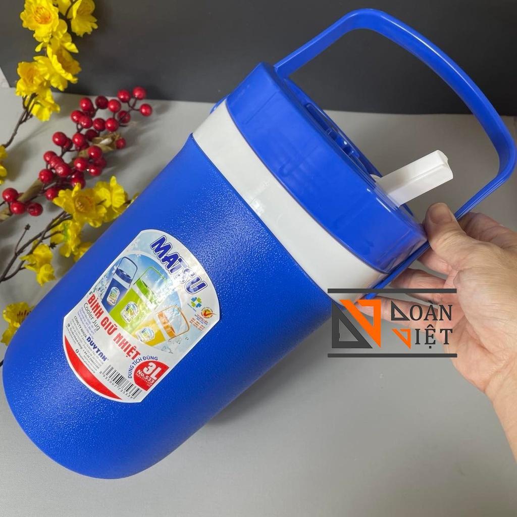 BÌNH GIỮ NHIỆT - GIỮ NHIỆT LÂU - đặc biệt KHÔNG ĐỌNG SƯƠNG BÊN NGOÀI -nhựa PE- PP chính phẩm đảm bảo VSATTP