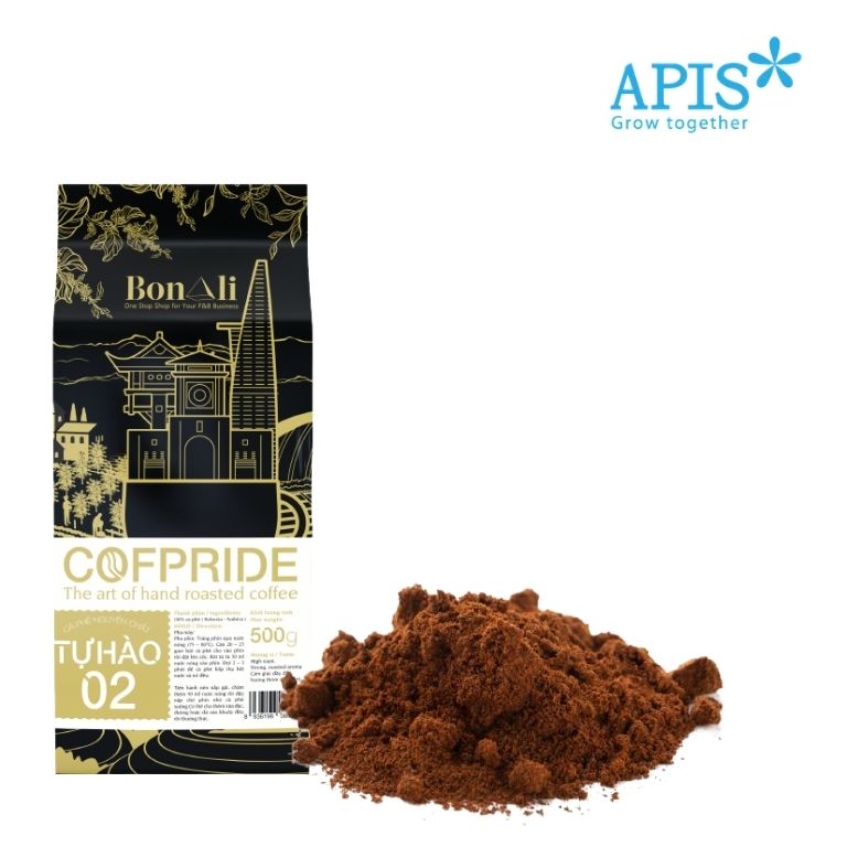 CÀ PHÊ COFPRIDE TỰ HÀO 2 ( 70%ROBUSTA + 30%ARABICA ) - CÀ PHÊ XAY 500G