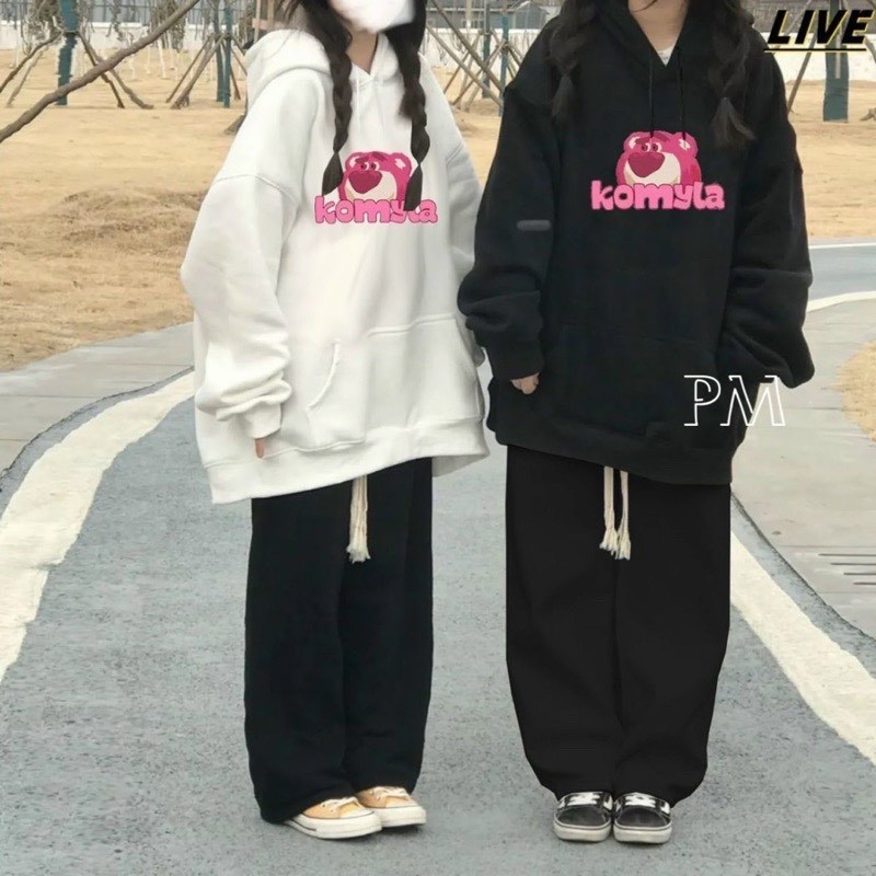 ÁO HOODIE - ÁO KHOÁC NỈ NGOẠI Dây full zip  HOOIDE MỚI in KOMY.LA