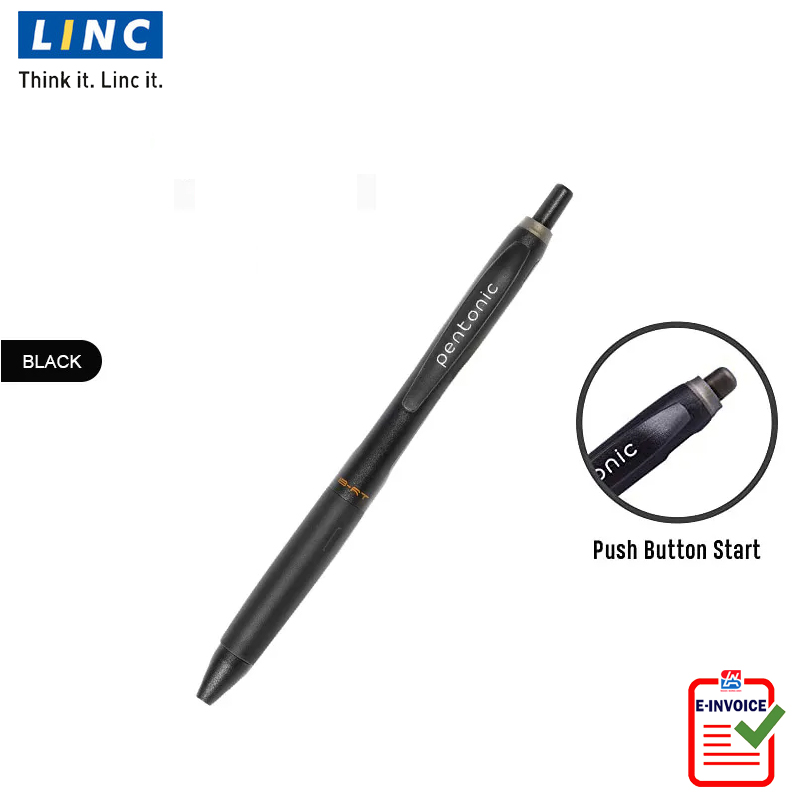 Bút bi LINC Pentonic BRT 4007 - Ngòi 0.7mm- Tháp 50 chiếc đủ 3 màu