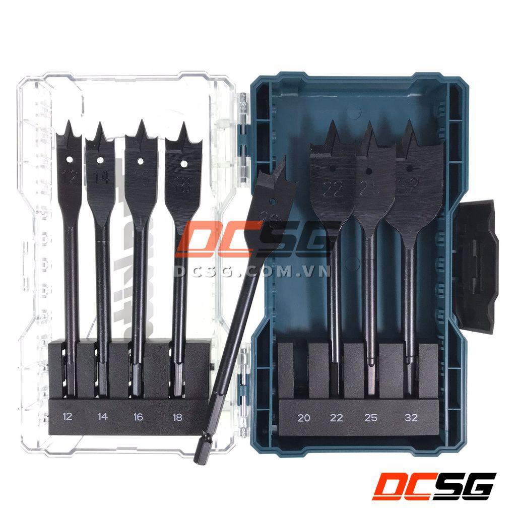 Bộ mũi khoan gỗ đuôi cá chân lục giác 08 cái Makita E-08707 | DCSG