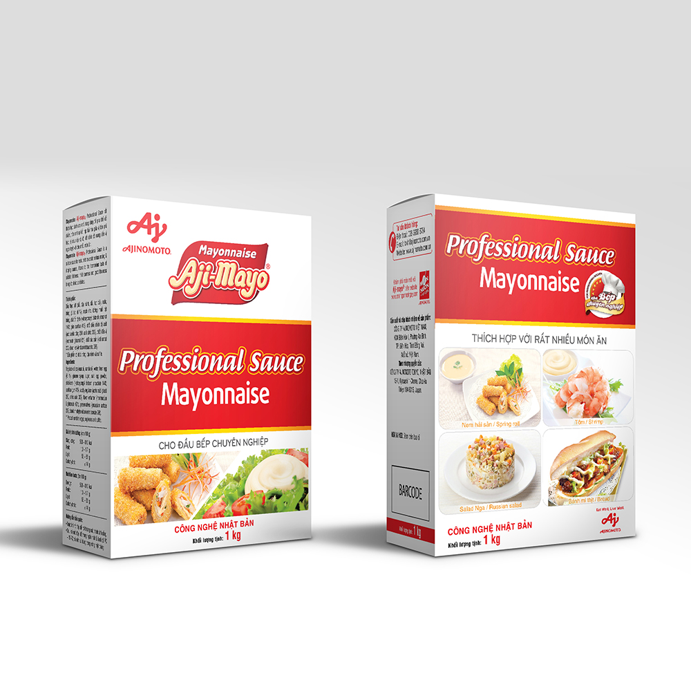 Xốt Mayonnaise Aji-mayo® Professional Sauce 1kg/Hộp