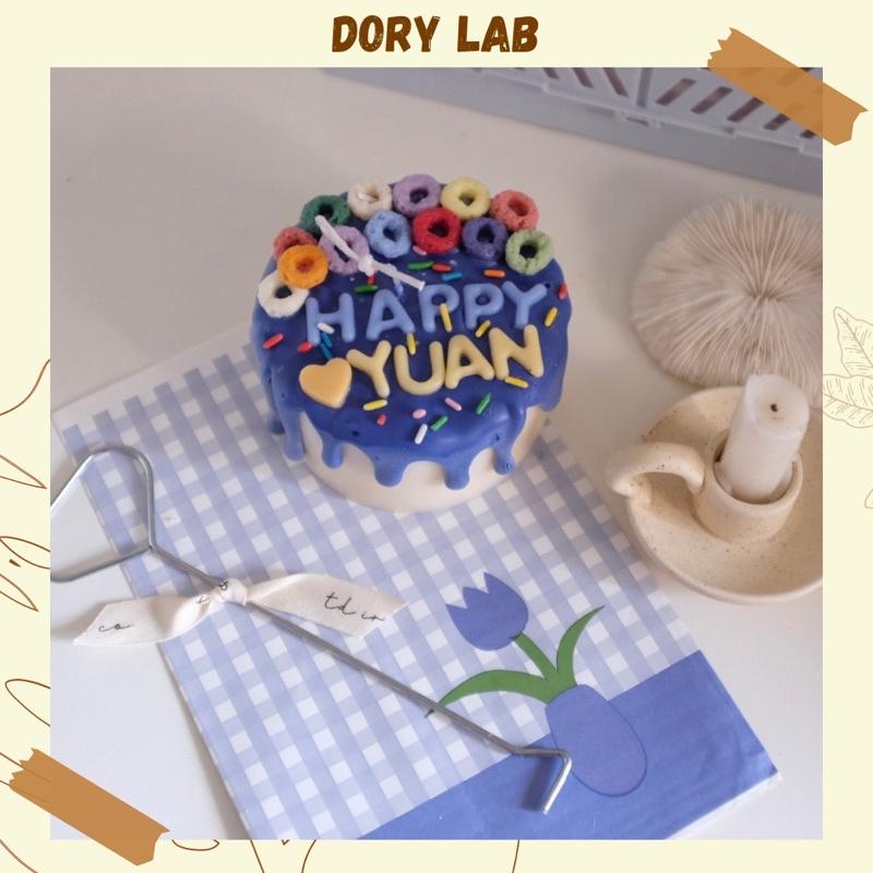 Nến Thơm Bánh Sinh Nhật Thiết Kế Theo Yêu Cầu, Quà Tặng Ý Nghĩa, Độc Đáo - Dory Lab