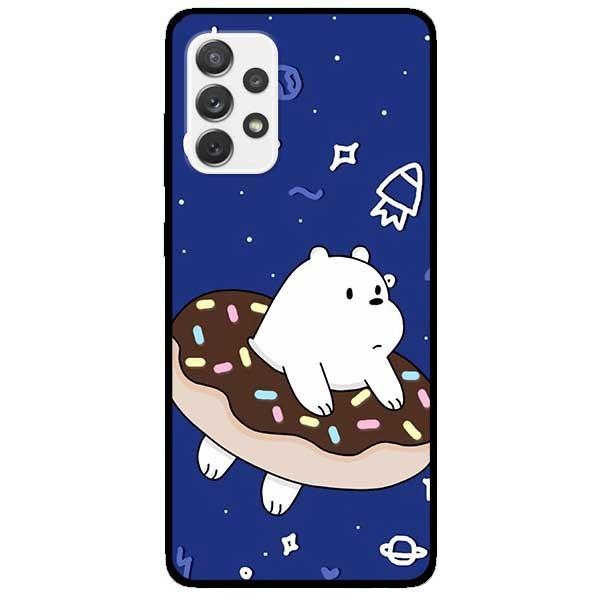 Ốp lưng dành cho Samsung A32 - A52 - A72 mẫu Gấu Trắng Donut