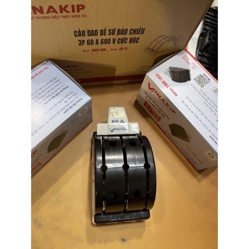 Cầu dao điện đảo chiều 2 Pha,3pha -Vinakip Cao cấp