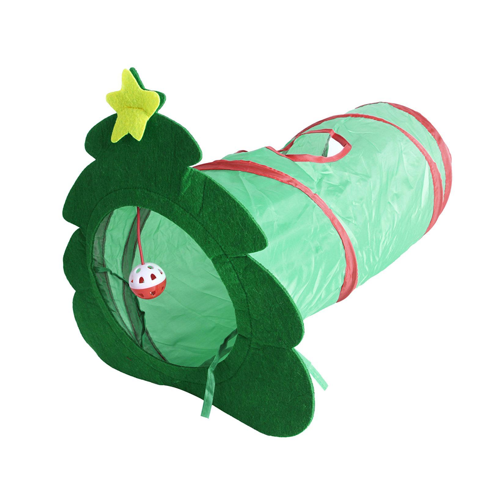 Cat Toy Collapsible Tubes Playhouse Cat Tunnel for Kitten Small Animals Play