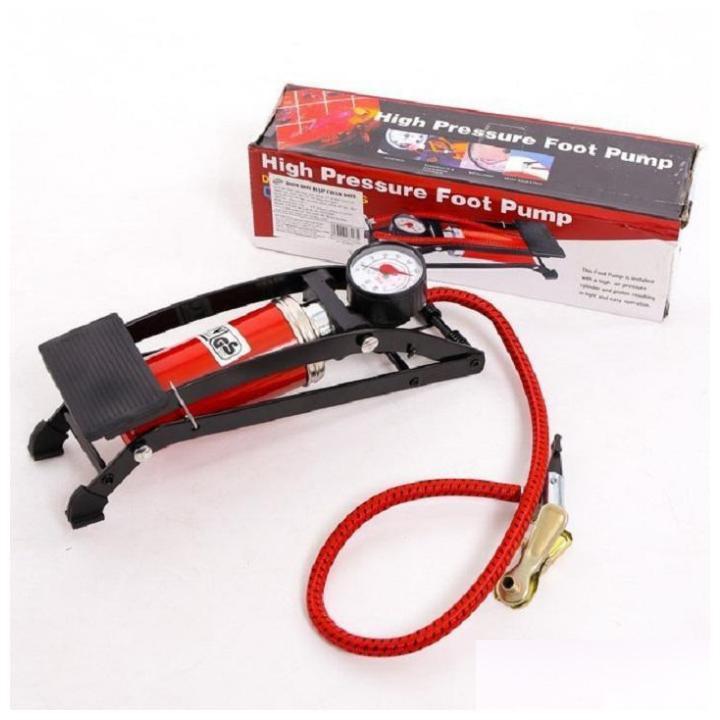 Bơm Đạp Chân Đa Năng Mini Cho Ô Tô Xe Máy Xilanh Nhập Khẩu Và Phân Phối Bởi Stanlay,