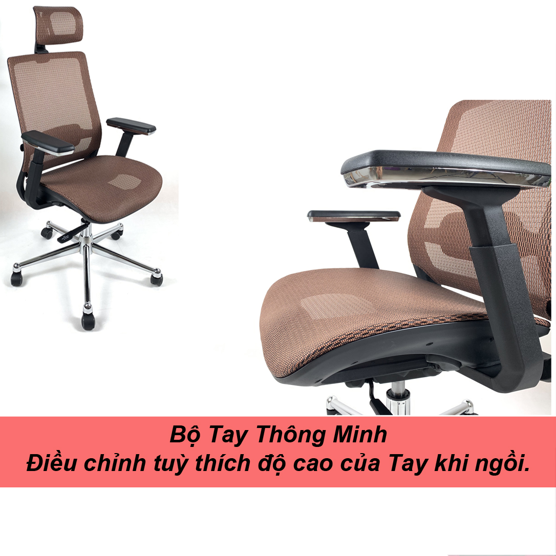 Ghế Giám Đốc Trưởng Phòng, Văn Phòng, Phân Khúc Cao Cấp - Dòng Lưng Cao TW968