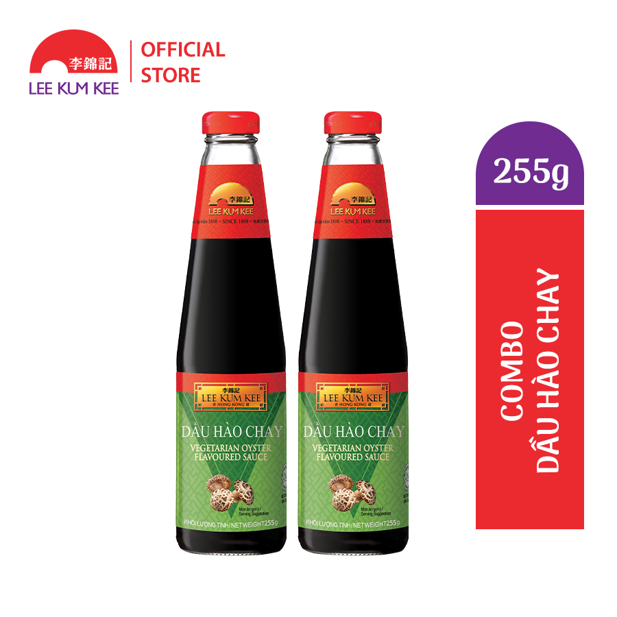 Dầu hào Lee Kum Kee Vegeterian Oyster Flavoured Sauce (255g/chai) loại thuần chay