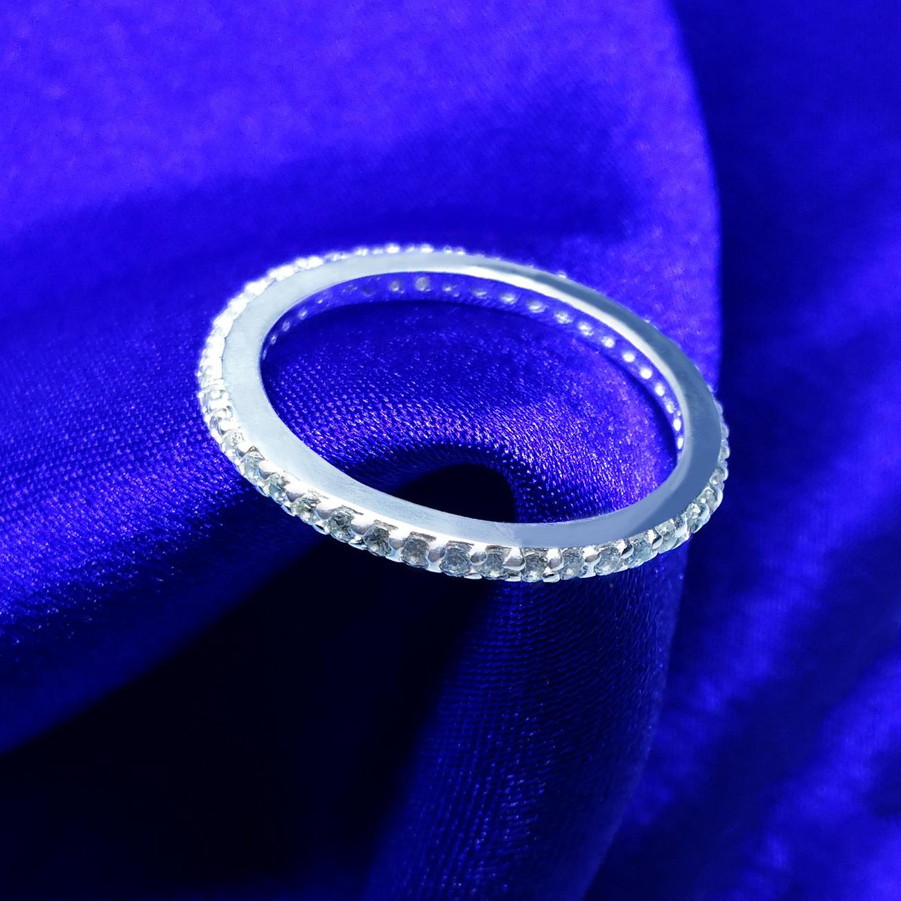 Bạc thật 100% Nhẫn bạc nữ phong cách cổ điển Đính Đá - Kèm hộp (NN.A17)