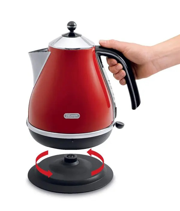 [Hàng chính hãng] Ấm đun nước siêu tốc DeLonghi Icona KBO2001 (B/ R)