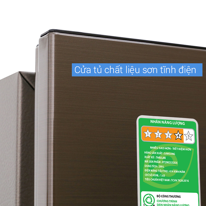 Tủ Lạnh Inverter Samsung Rt29k5532dx/Sv (299l) - Hàng Chính Hãng