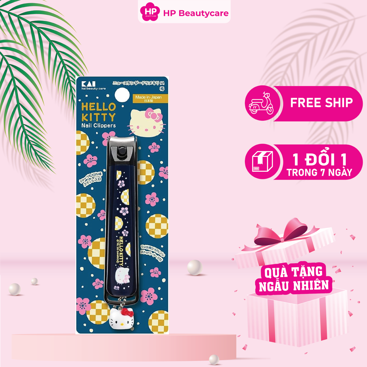 Bấm Móng Tay Kai Thép Không Ghỉ (Size M) KK-2535