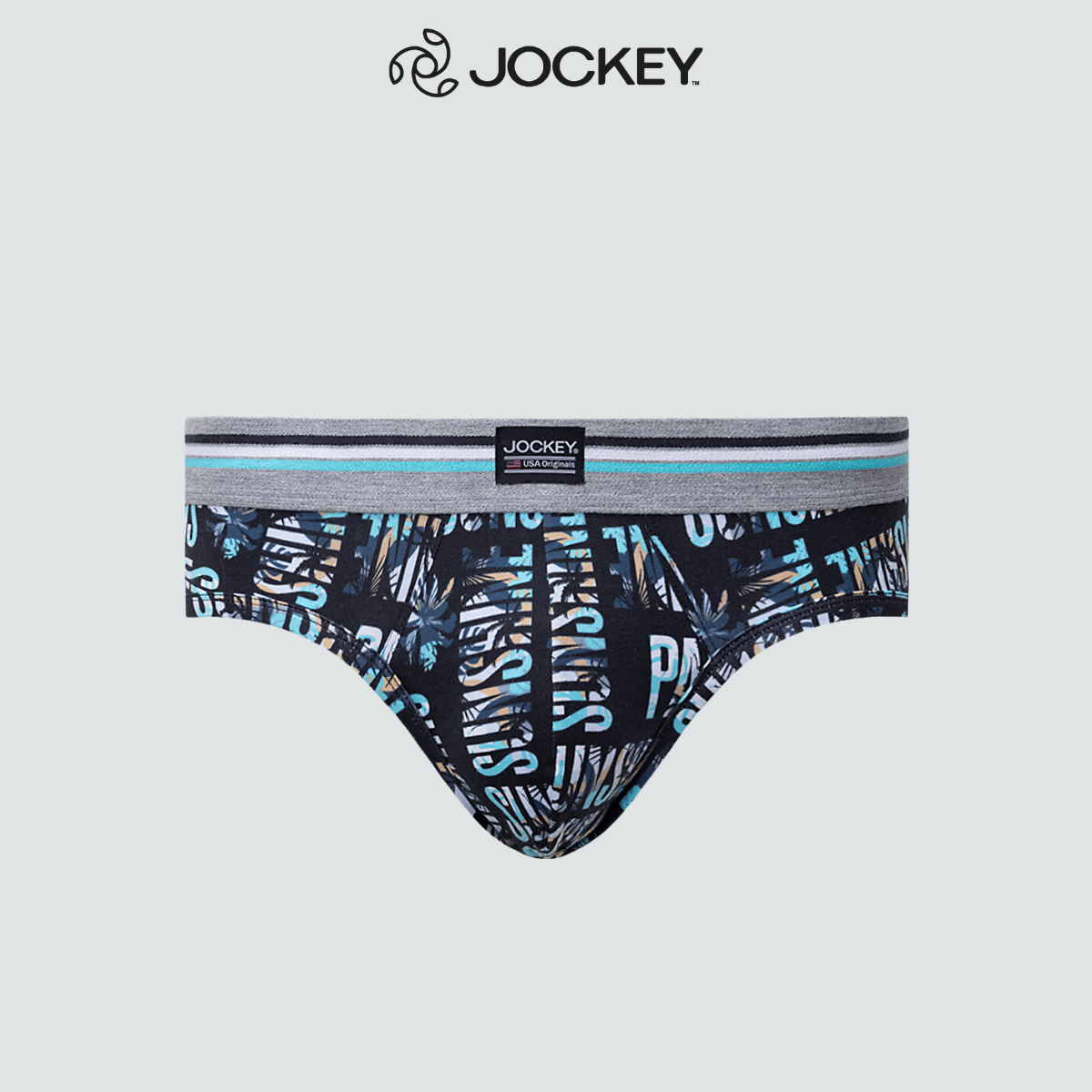 Quần lót Nam Jockey USA họa tiết chất Cotton 4C dáng brief - 1291