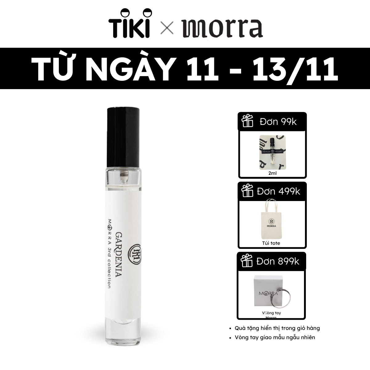 Nước hoa nữ Morra No.12  nguyên liệu nhập Pháp, hương thơm ngọt ngào, dịu dàng, nồng nhiệt lưu hương lâu - dạng xịt