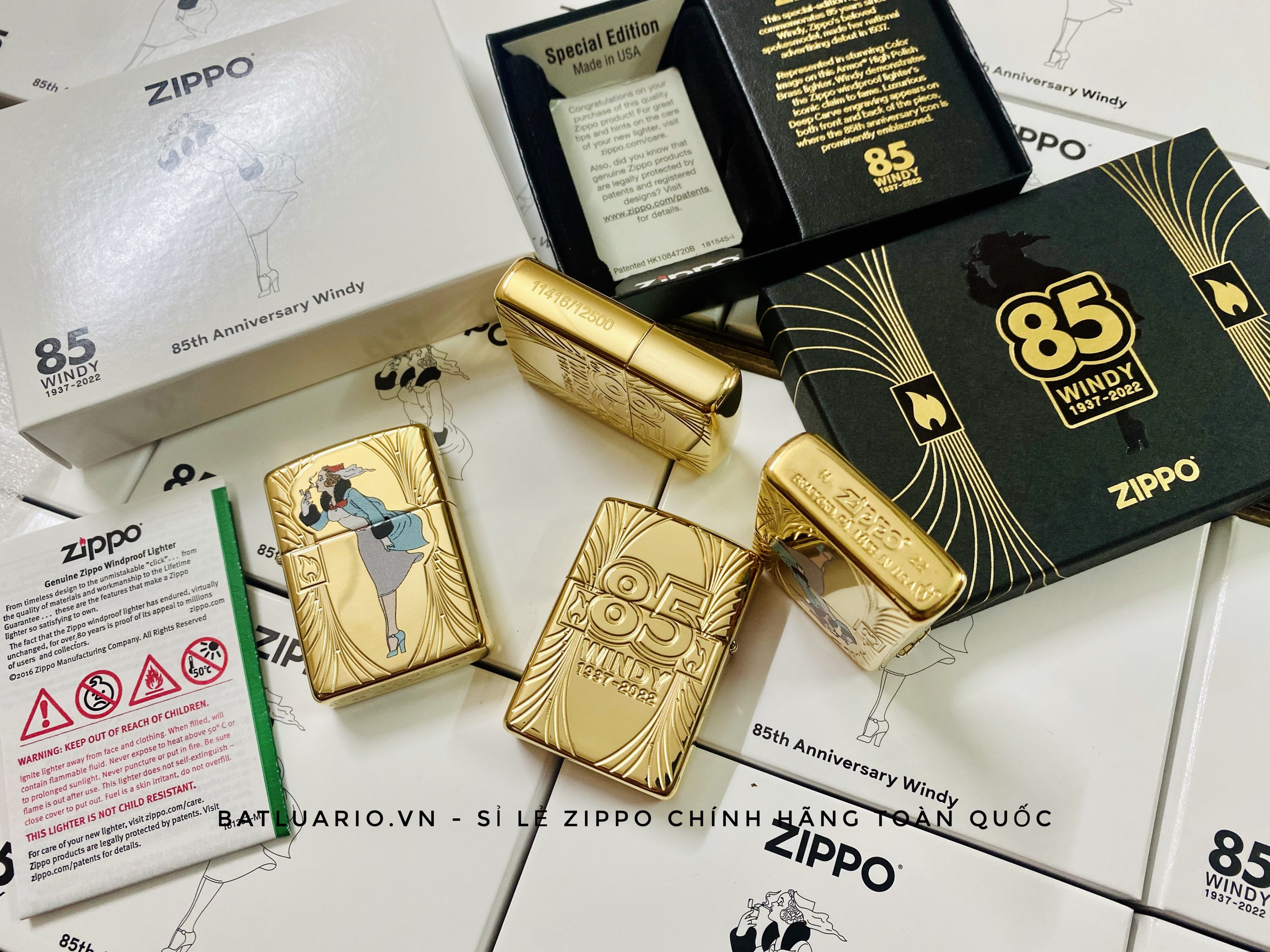 Bật Lửa Zippo 48413 – Zippo Windy 85th Anniversary Collectible