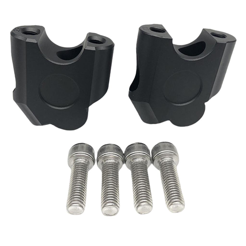 Motorcycle CNC Handlebar Riser Clamp 7/8\" Handlebars Clamp Easy Install