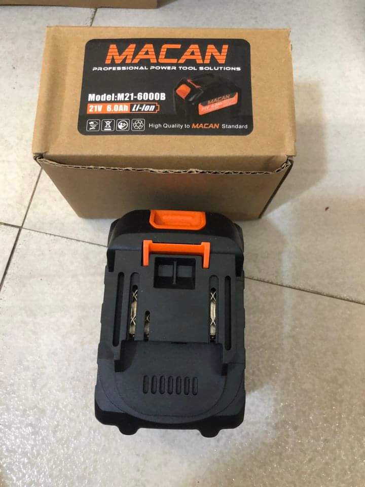 HÀNG CHÍNH HÃNG - Pin MACAN 15 Cell 21V dung lượng cao chân pin phổ thông
