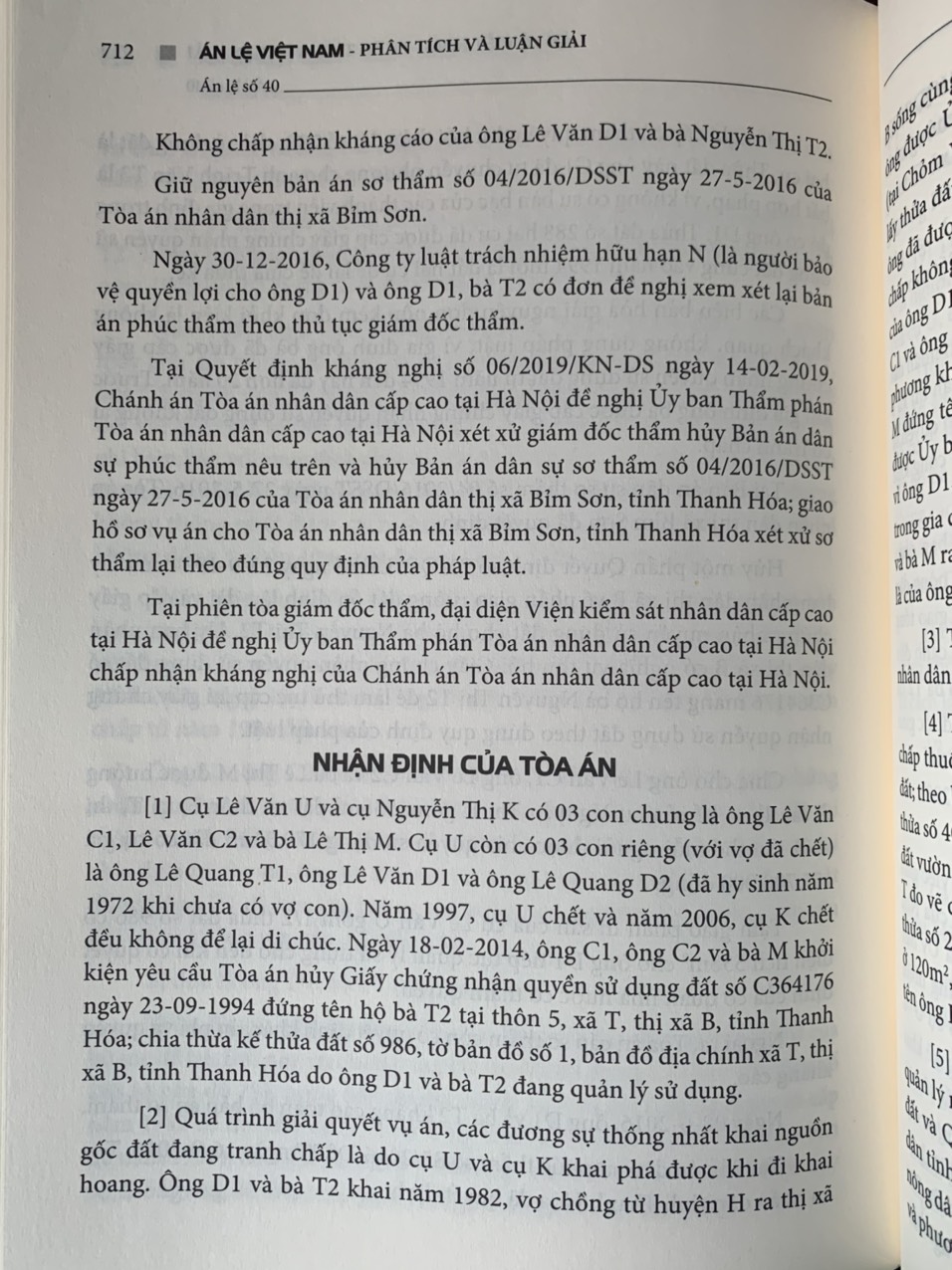 Án lệ Việt Nam - Phân tích và luận giải tập 1