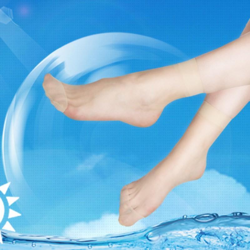 Tất da chân dai nữ mỏng sợi tổng hợp trơn freesize <60kg