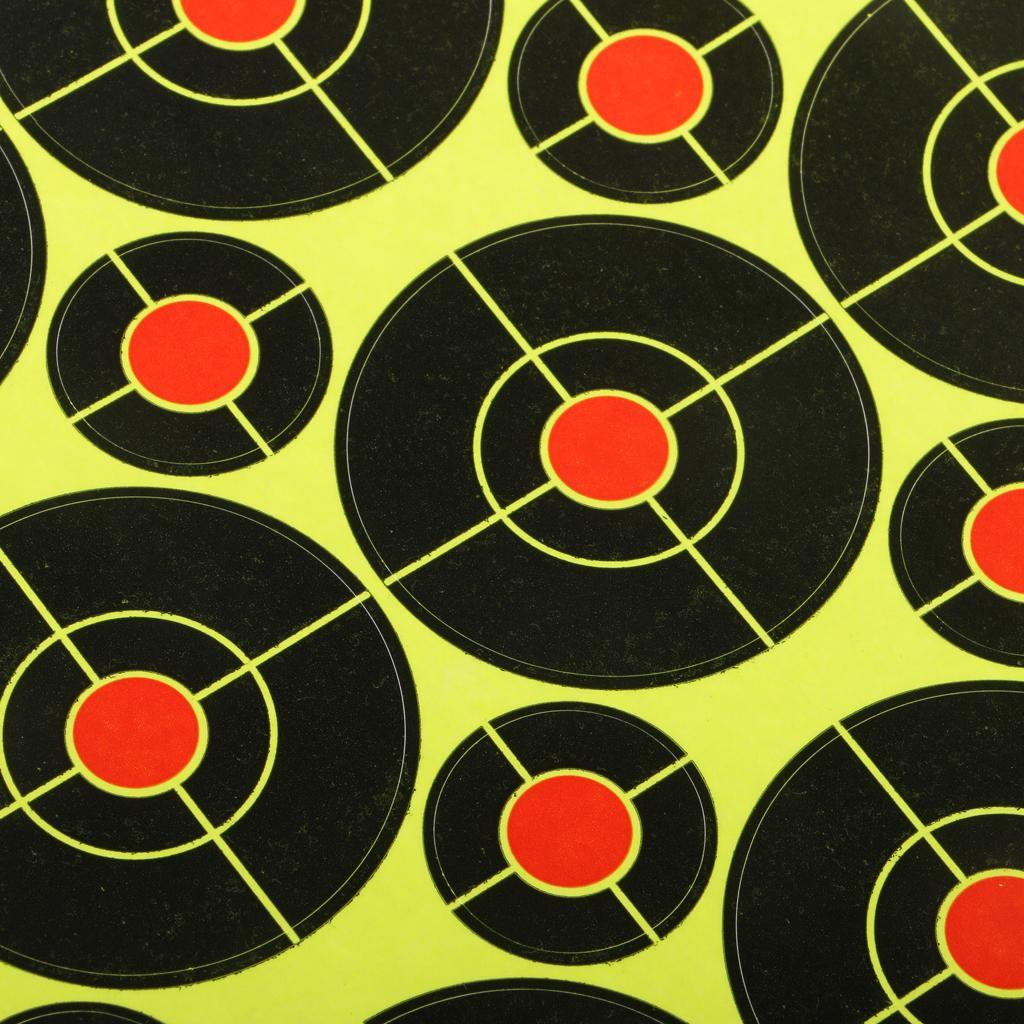 5x 160pcs Targets Reactive Splatter Dia. 5cm Adhesive Paper Target