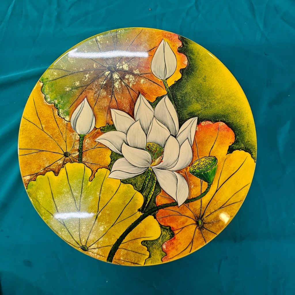 Hộp Mứt Sơn Mài Cao Cấp Thanh Bình Lê 5 ngăn size 30x7.5 cm đựng hạt, mứt, bánh kẹo ngày Tết, trang trí, làm quà tặng ý