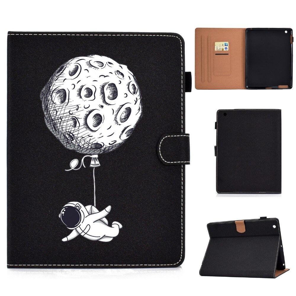 Mềm Bao Da Máy Tính Bảng Pu + Tpu Dẻo Nắp Lật Nam Châm Kiêm Giá Đỡ Cho Apple Ipad 2 3 4 9.7 Inch