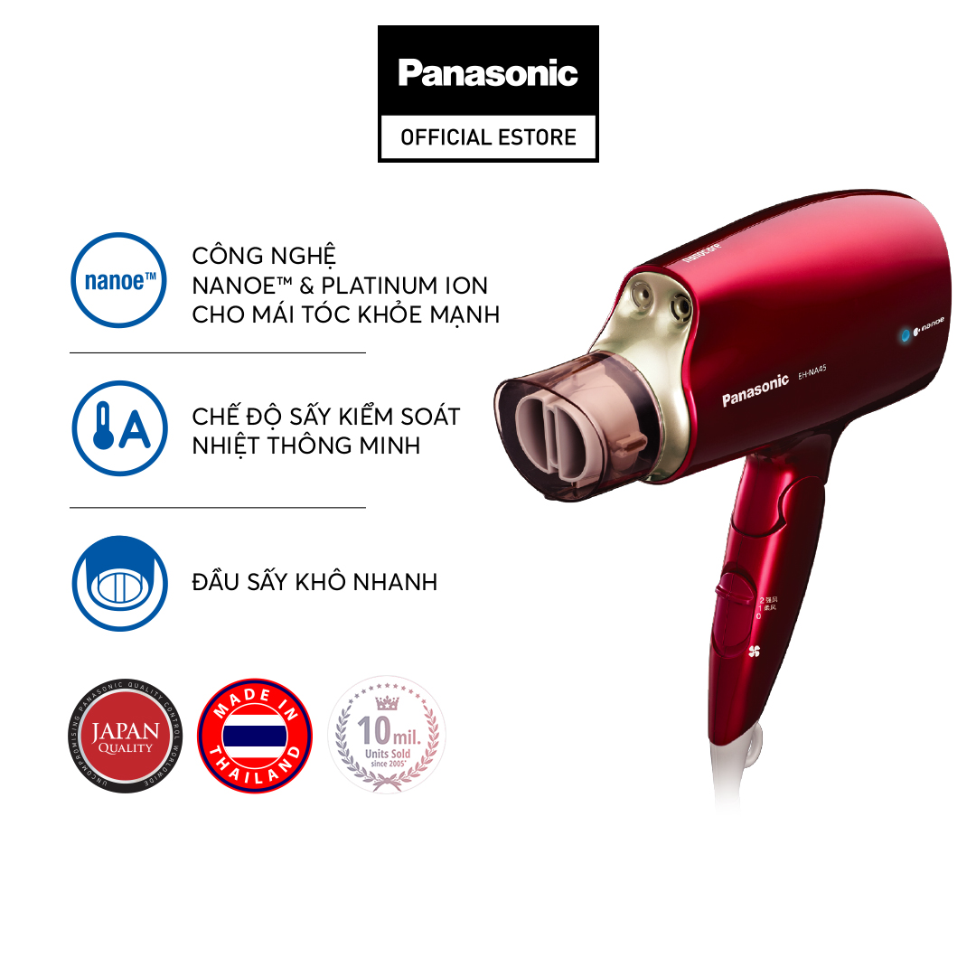 Máy Sấy Chăm Sóc Tóc Panasonic EH-NA45RP645 - Bảo Hành 12 Tháng - Hàng Chính Hãng