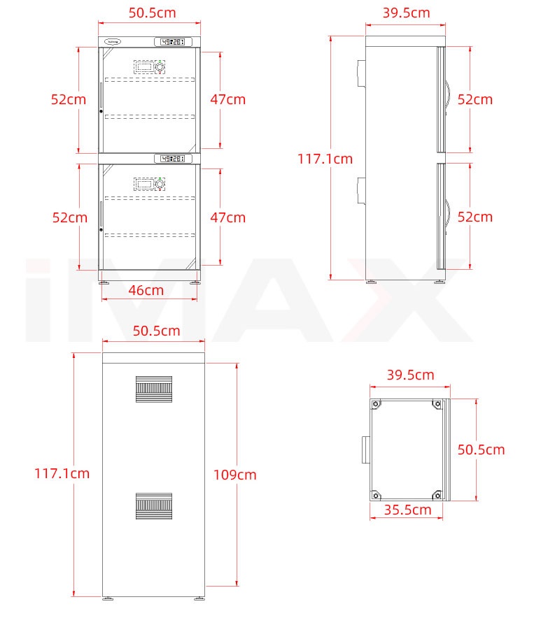 Tủ chống ẩm Dry-Cabi DHC-200, 200 Lít - Hàng chính hãng