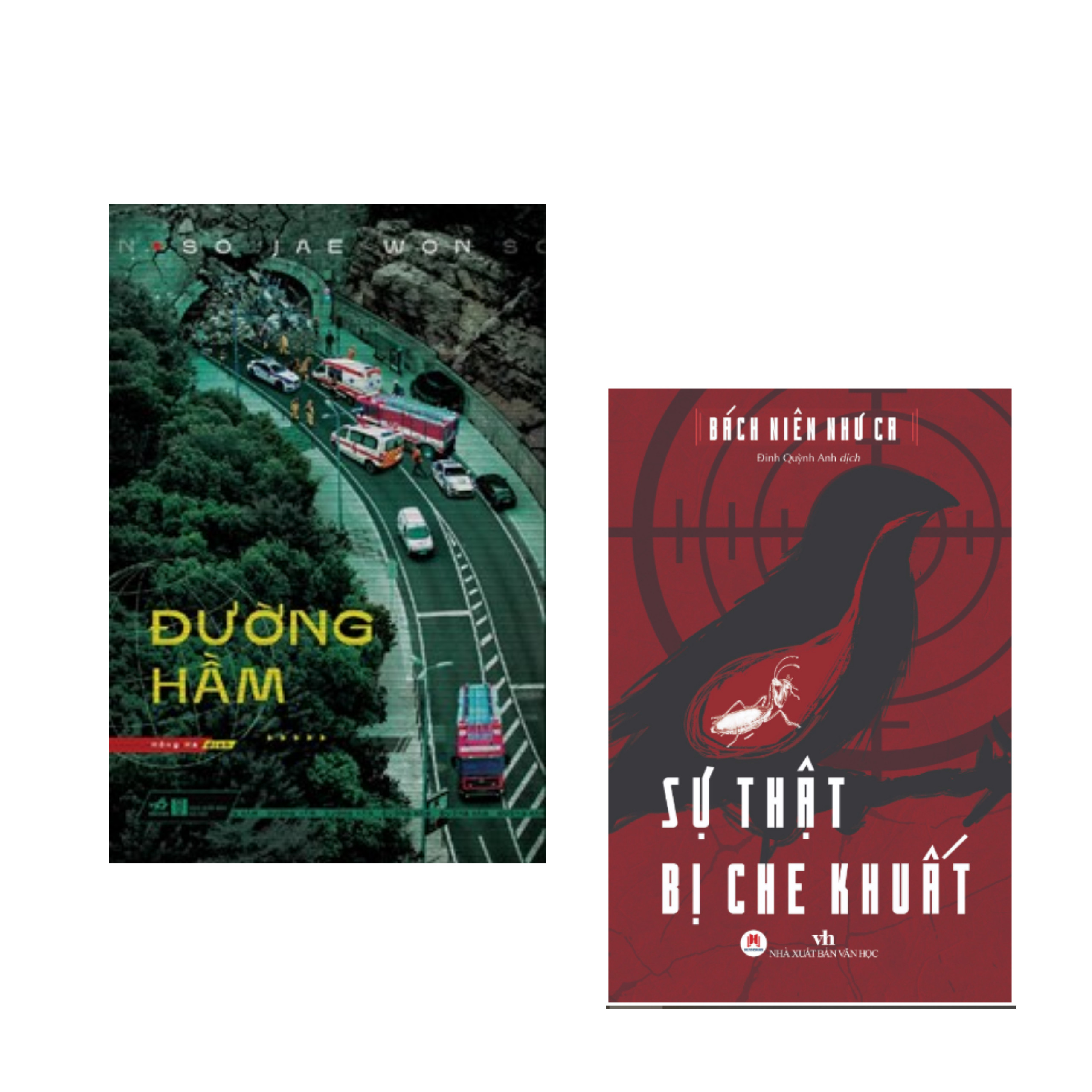 Combo 2 cuốn Tiểu Thuyết Hấp Dẫn: Sự Thật Bị Che Khuất+ Đường Hầm / Tặng Kèm Bookmark Mới